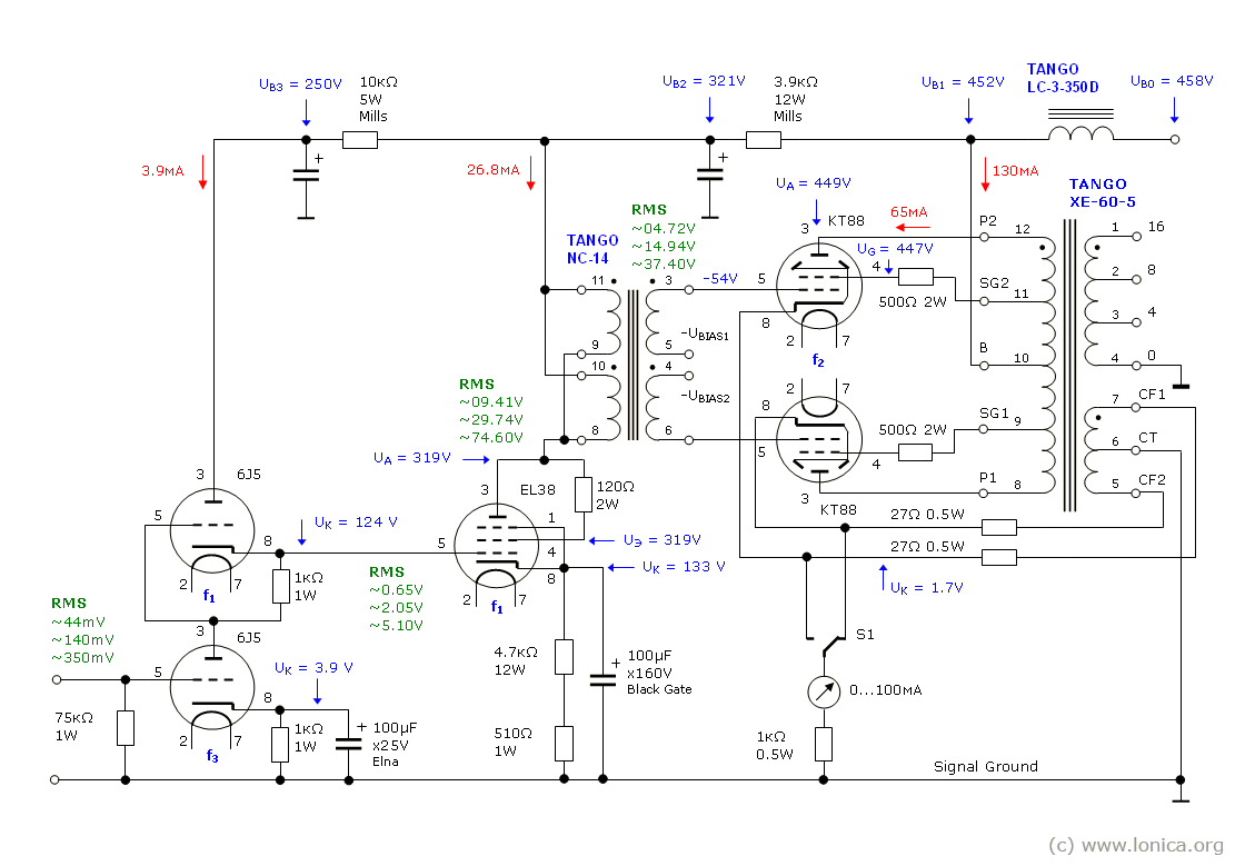 Schematic of the Module of Amplifier